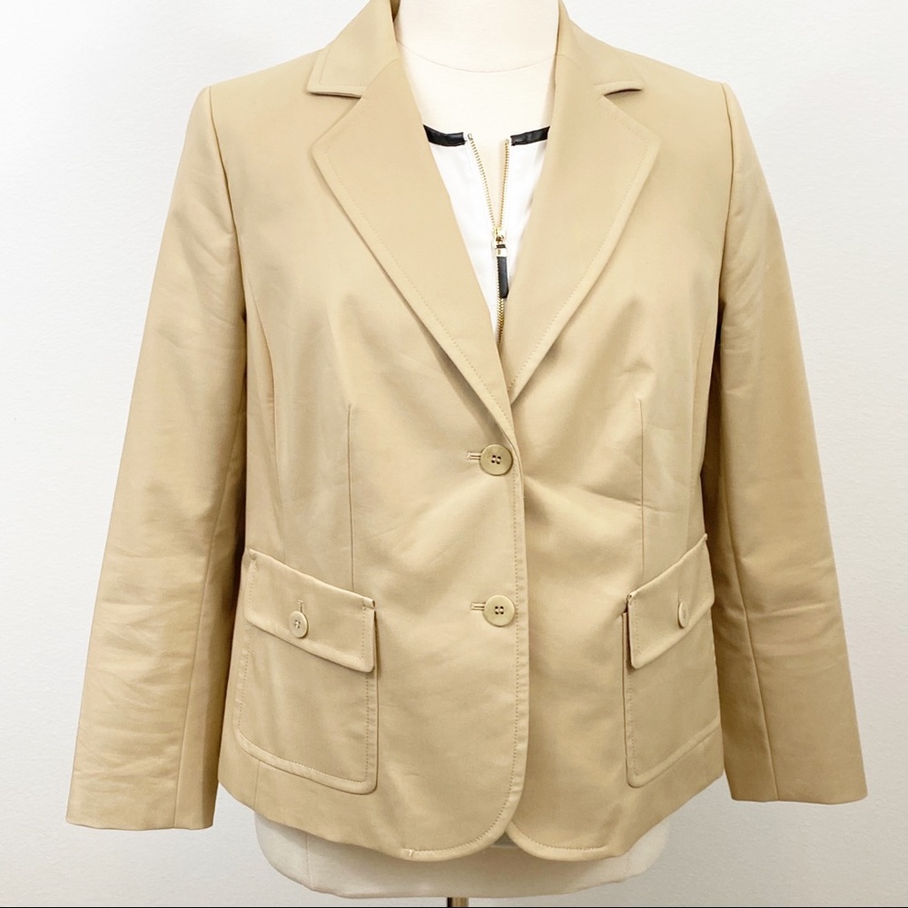 NWOT Talbots khaki jacket 16 W
